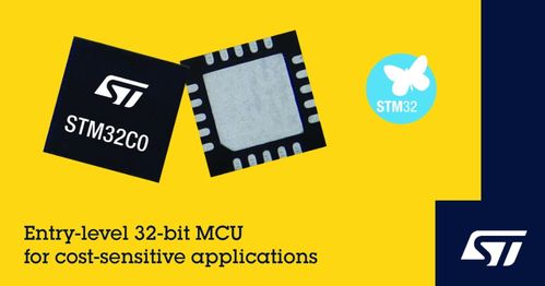 意法半導體發布STM32C0系列MCU 讓成本敏感的8位應用也能享受32位性能，推動數字文化創意內容應用服務發展